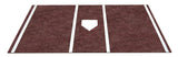 Trigon Sports Baseball ProTurf Home Plate Mat - 6'x12' Brown