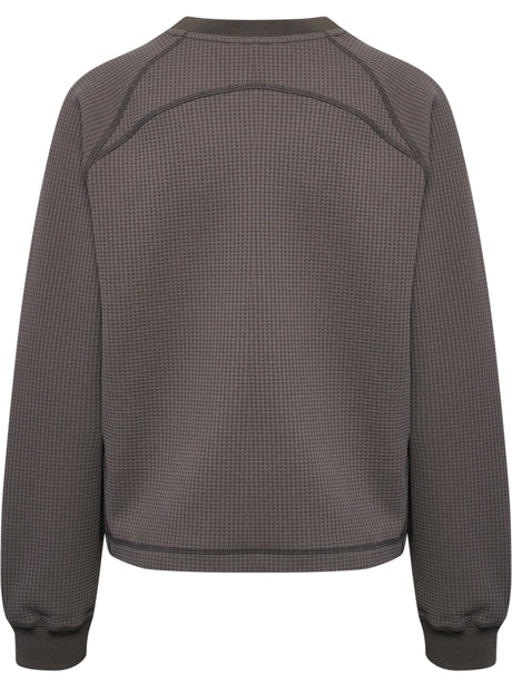 hummel Women's Soft Waffle Long Sleeve T-Shirt-2