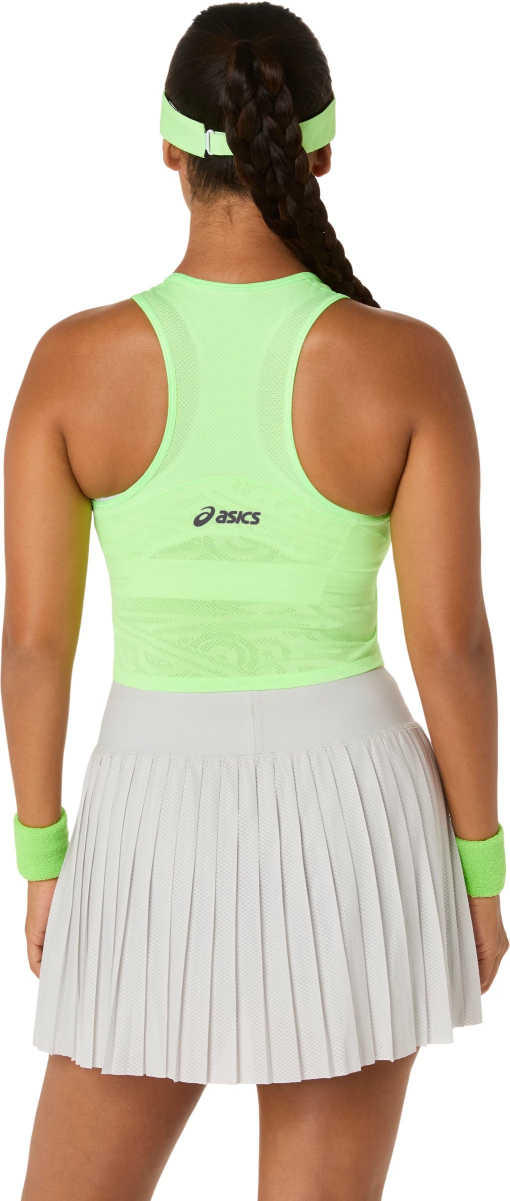 Asics Women's Match Jacquard Crop Top-2