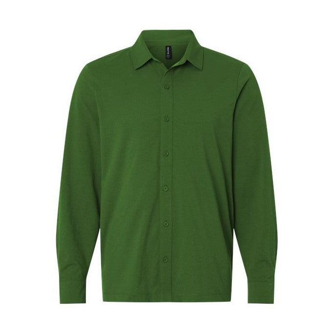 AllPro Men's Pro-Flex Sorona Button Down Shirt-1