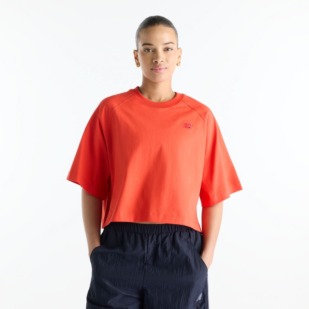 New Balance Women's Raglan Oversized T-Shirt-1