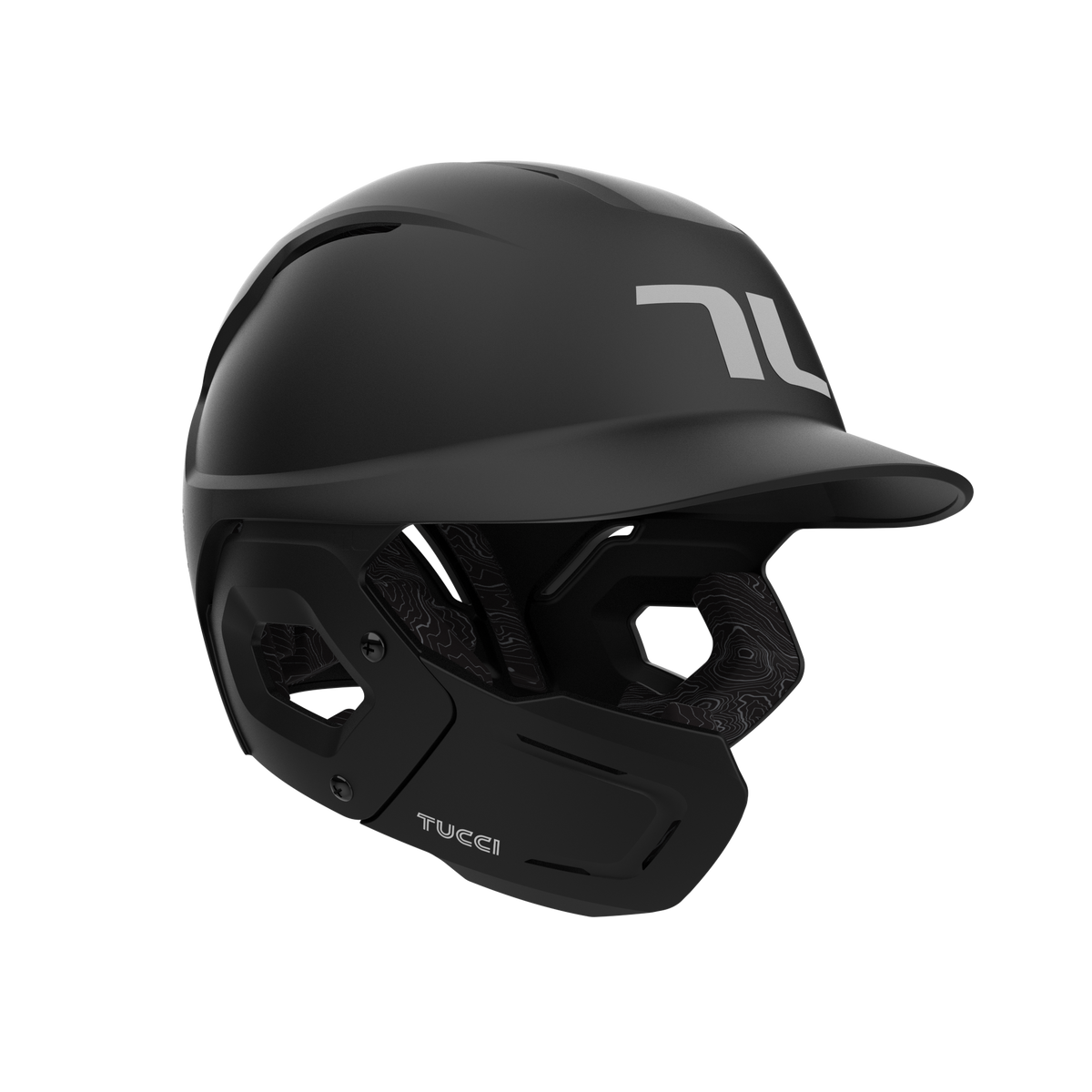 Tucci Potenza Baseball Batting Helmet With Jaw Guard-43