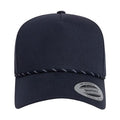 YP Classics Retro Cotton Blend Five-Panel Rope Cap-1