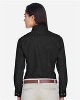 Harriton Women's Denim Shirt-5
