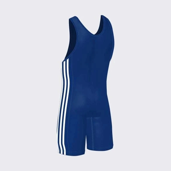 adidas Youth 3 Stripes Wrestling Singlet-2