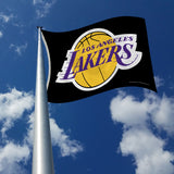 Rico Industries NBA  Los Angeles Lakers Black 3' x 5' Banner Flag-2