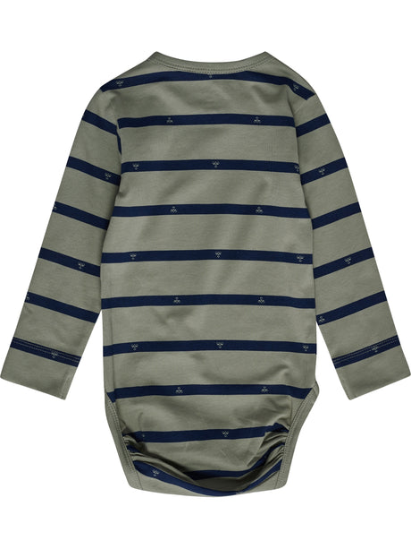 hummel Youth Mini Stripy Bee Bodysuit Long Sleeve-2