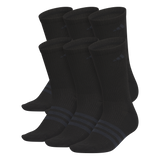 adidas Men's Superlite 3.0 6-Pack Crew Unisex Accessories Socks