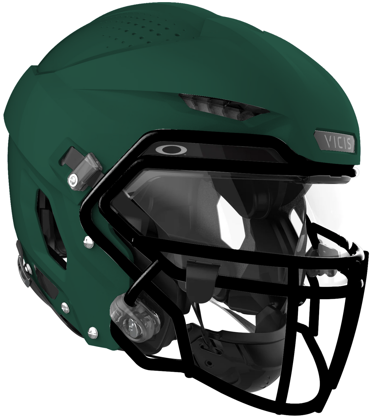 Vicis Adult Zero2 Elite Trench Football Helmet with Titanium Facemask & Oakley Eyeshield Vicis