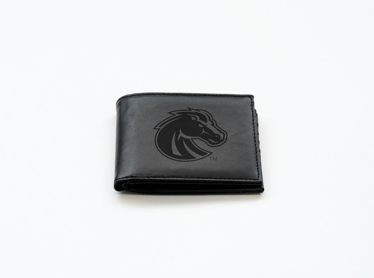Rico Industries NCAA Boise State Broncos  Laser Engraved Billfold Wallet-2
