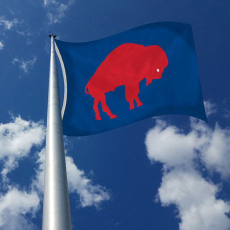 Rico Industries NFL  Buffalo Bills Blue 3' x 5' Banner Flag-2