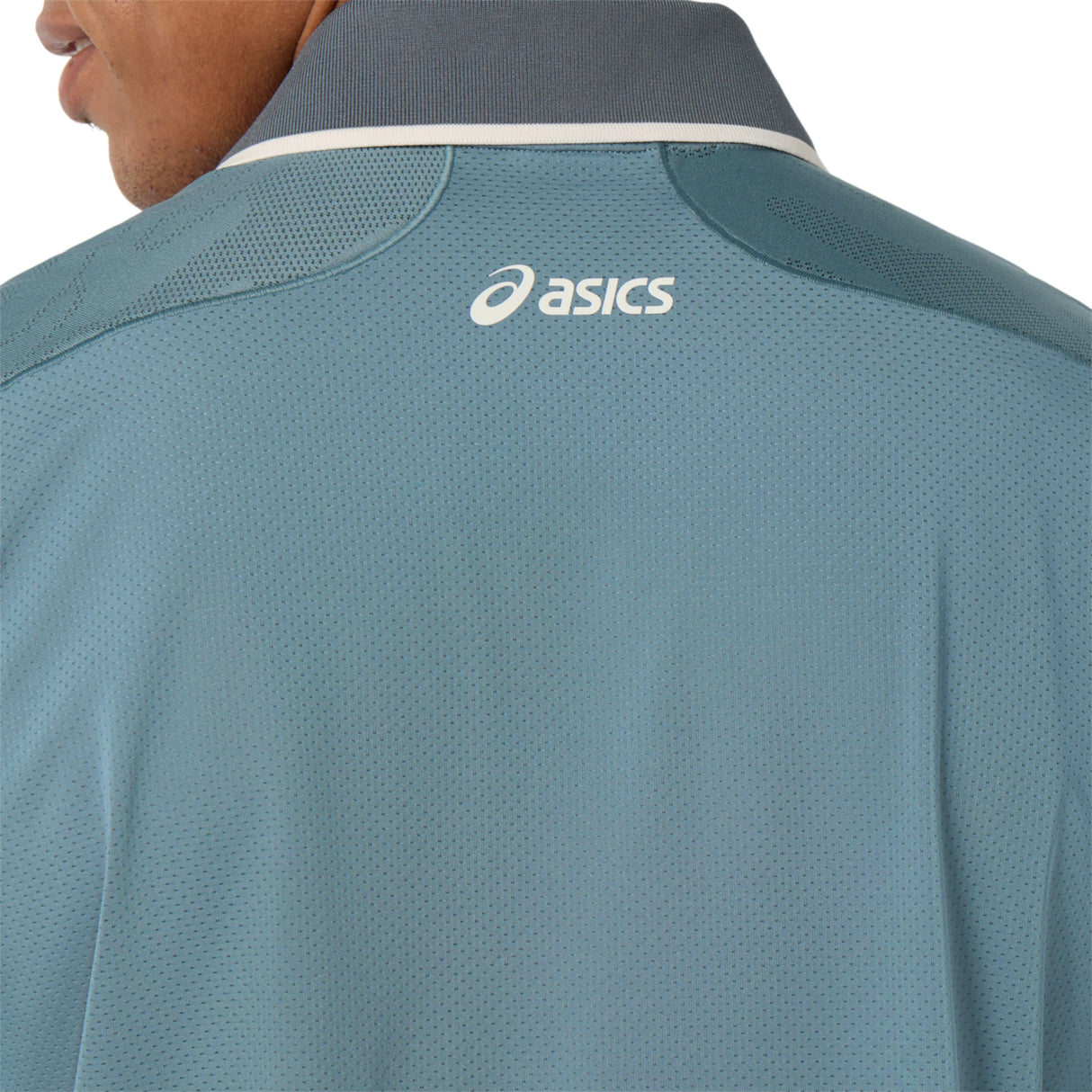 Asics Men's Match Jacquard Polo Short Sleeve Top-5