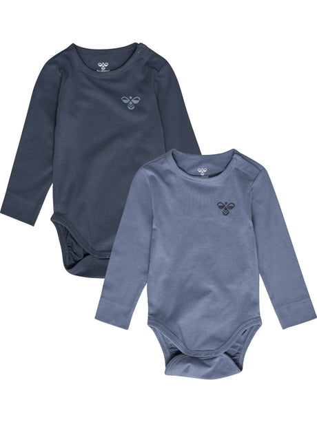 hummel Youth Mini 2-Pack Bodysuit Long Sleeve-1