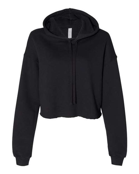 Bella + Canvas Women's Crop Fleece Hoodie Sweatshirt Womens Apparel Sweatshirts & Fleece
