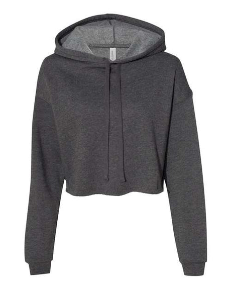 Bella + Canvas Women's Crop Fleece Hoodie Sweatshirt Womens Apparel Sweatshirts & Fleece