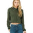 Bella + Canvas Women's Crop Fleece Hoodie Sweatshirt Womens Apparel Sweatshirts & Fleece
