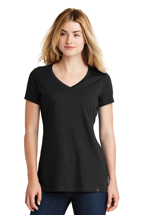 New Era Women's Heritage Blend V-Neck Tee. LNEA101 New Era