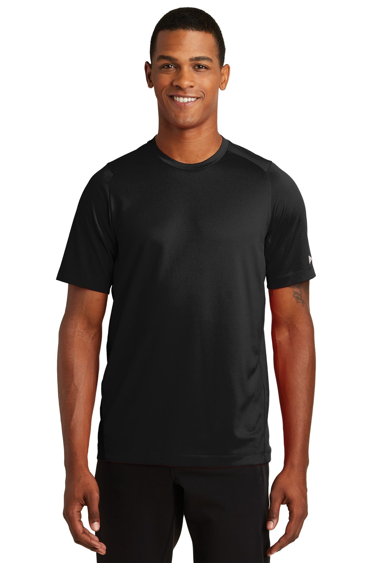 New Era Men's Series Performance Crew Tee. NEA200 New Era