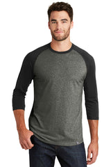 New Era Men's Heritage Blend 3/4-Sleeve Baseball Raglan Tee. NEA104 New Era