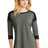 New Era Women's Heritage Blend 3/4-Sleeve Baseball Raglan Tee. LNEA104 New Era