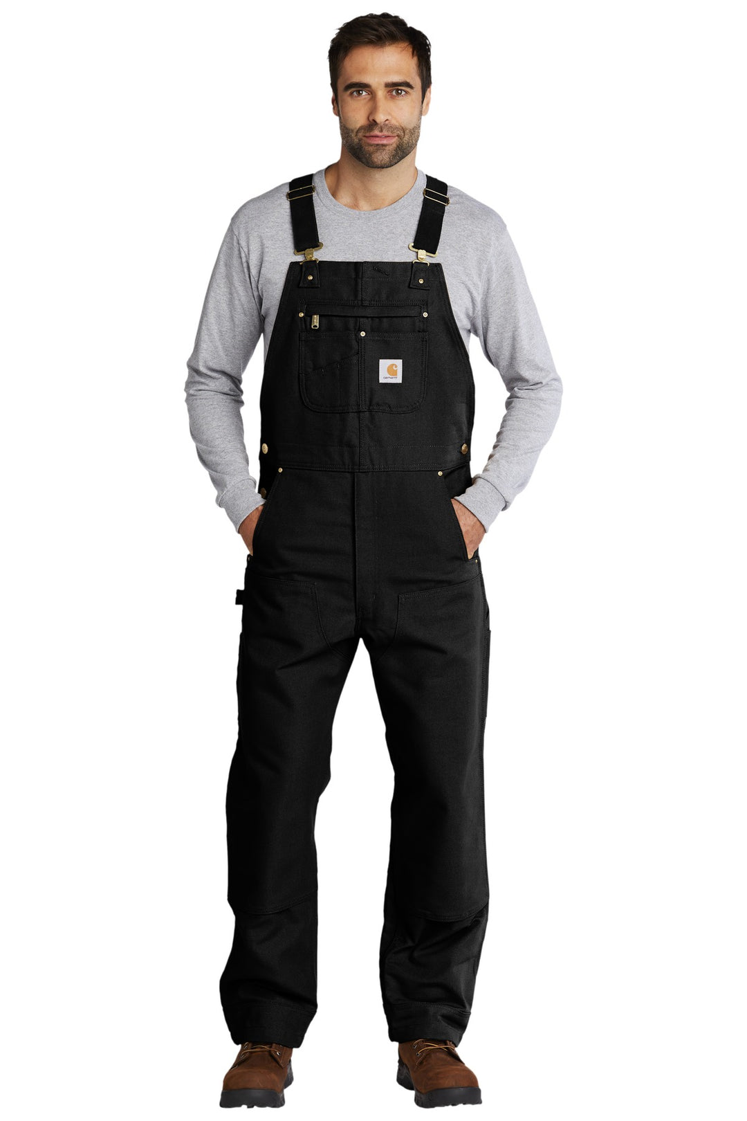 Carhartt Men's Duck Unlined Bib Overalls CT102776 Carhartt