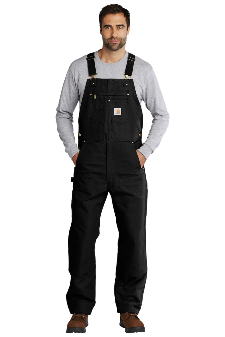 Carhartt Men's Duck Unlined Bib Overalls CT102776 Carhartt