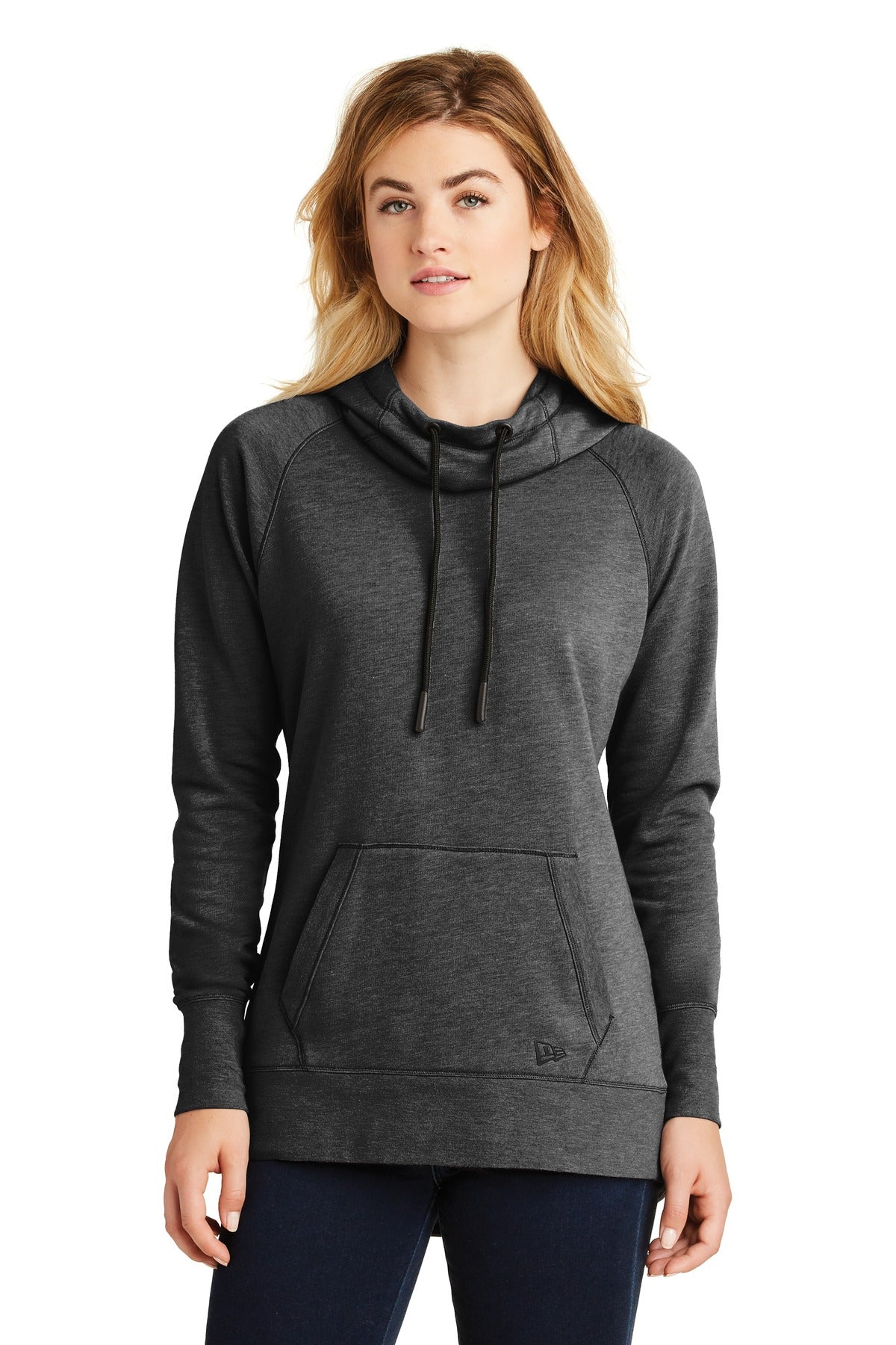 New Era Women's Tri-Blend Fleece Pullover Hoodie. LNEA510 New Era