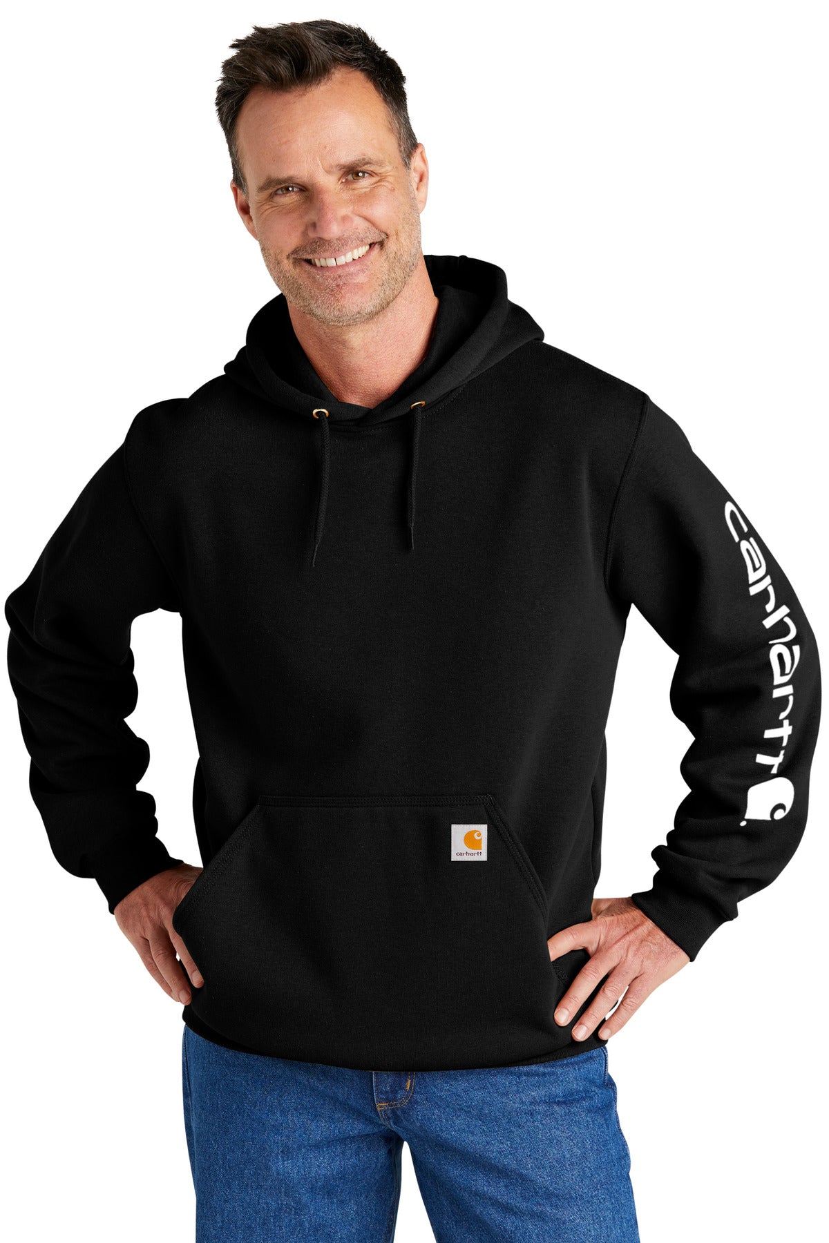 Carhartt Men's Midweight Hooded Logo Sweatshirt CTK288 Carhartt