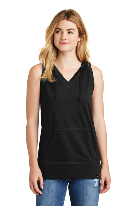 New Era Women's Heritage Blend Hoodie Tank. LNEA106 New Era