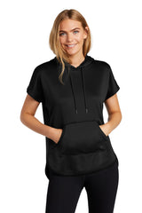 New Era Women's Performance Terry Short Sleeve Hoodie. LNEA533 New Era