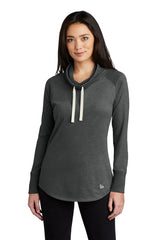 New Era Women's Sueded Cotton Blend Cowl Tee. LNEA123 New Era