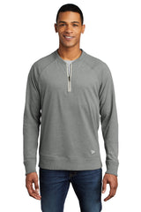 New Era Men's Sueded Cotton Blend 1/4-Zip Pullover. NEA123 New Era