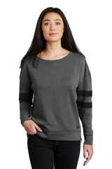 New Era Women's Tri-Blend Fleece Varsity Crew. LNEA513 New Era