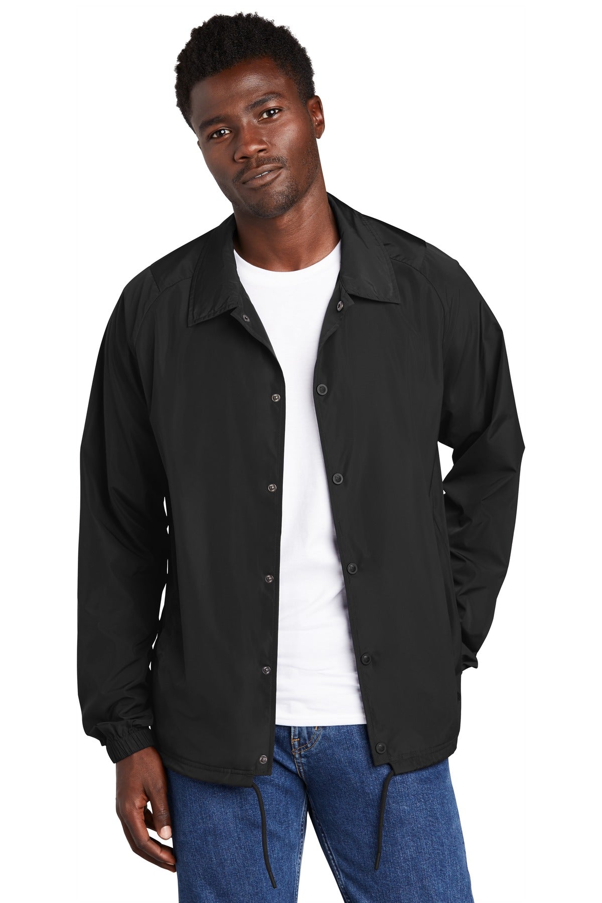 New Era Men's Coach's Jacket. NEA601 New Era