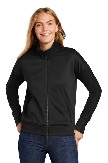 New Era Women's Track Jacket. LNEA650 New Era