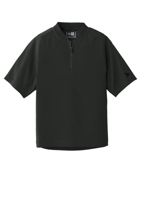 New Era Youth Cage Short Sleeve 1/4-Zip Jacket. YNEA600 New Era