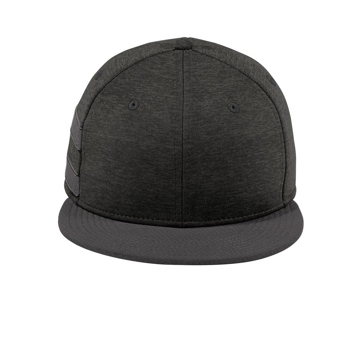 New Era Shadow Heather Striped Flat Bill Snapback Cap. NE408 New Era
