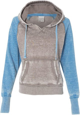 J. America Women's Zen Contrast Pullover Hoodie 8926