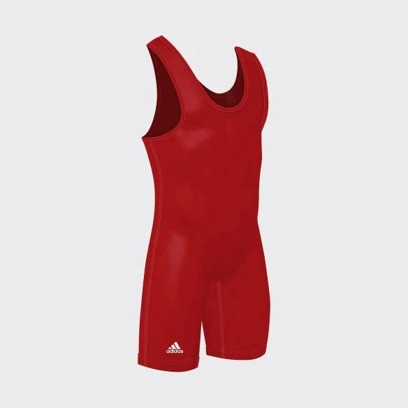 adidas Youth Solid Wrestling Singlet-1