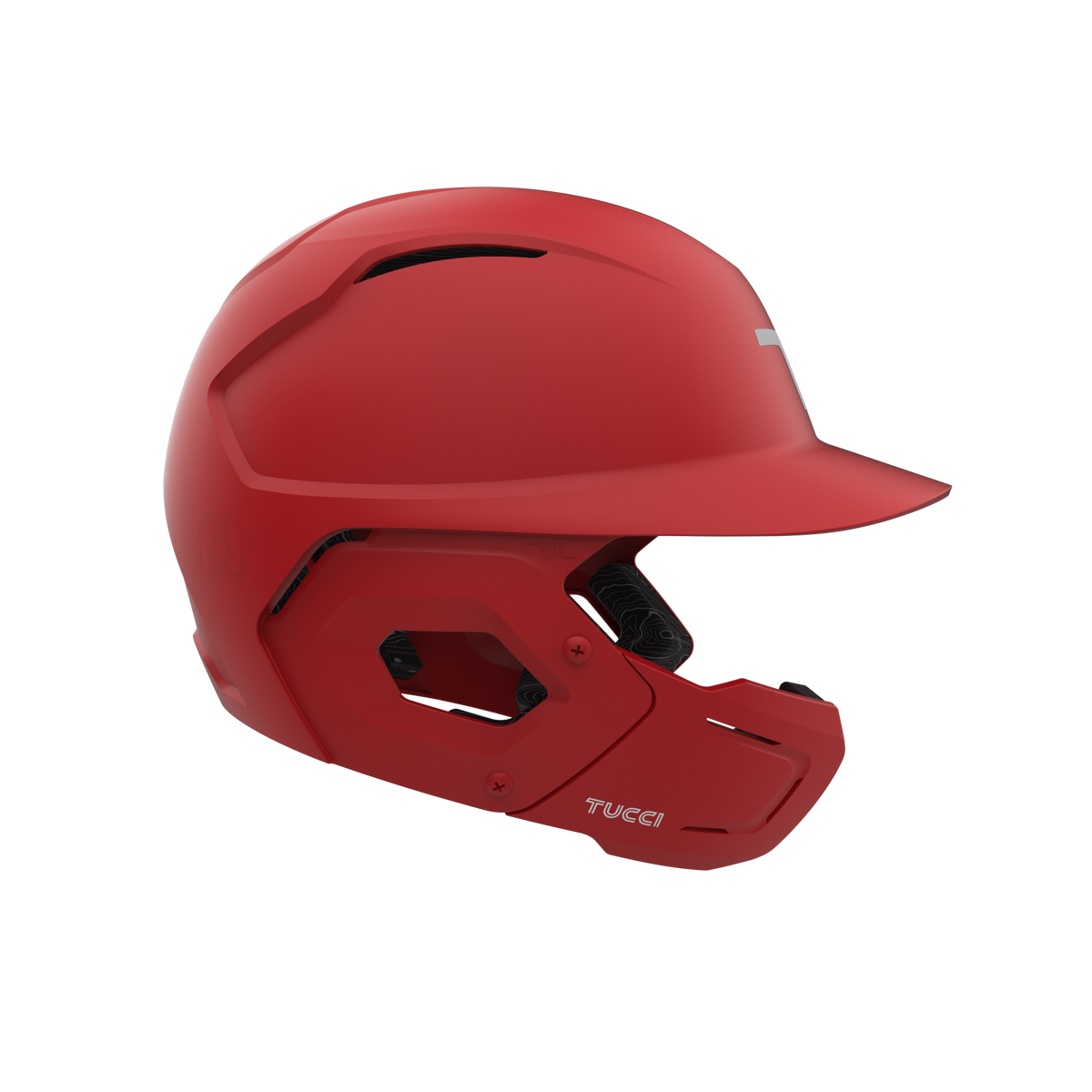 Tucci Potenza Baseball Batting Helmet With Jaw Guard-28