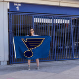 Rico Industries NHL  St. Louis Blues Blue 3' x 5' Banner Flag-4