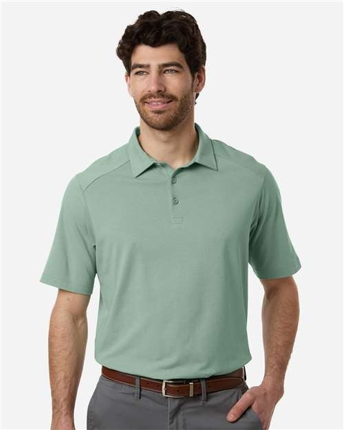 Devon & Jones Men's Seaton Pebble Textured Polo-3
