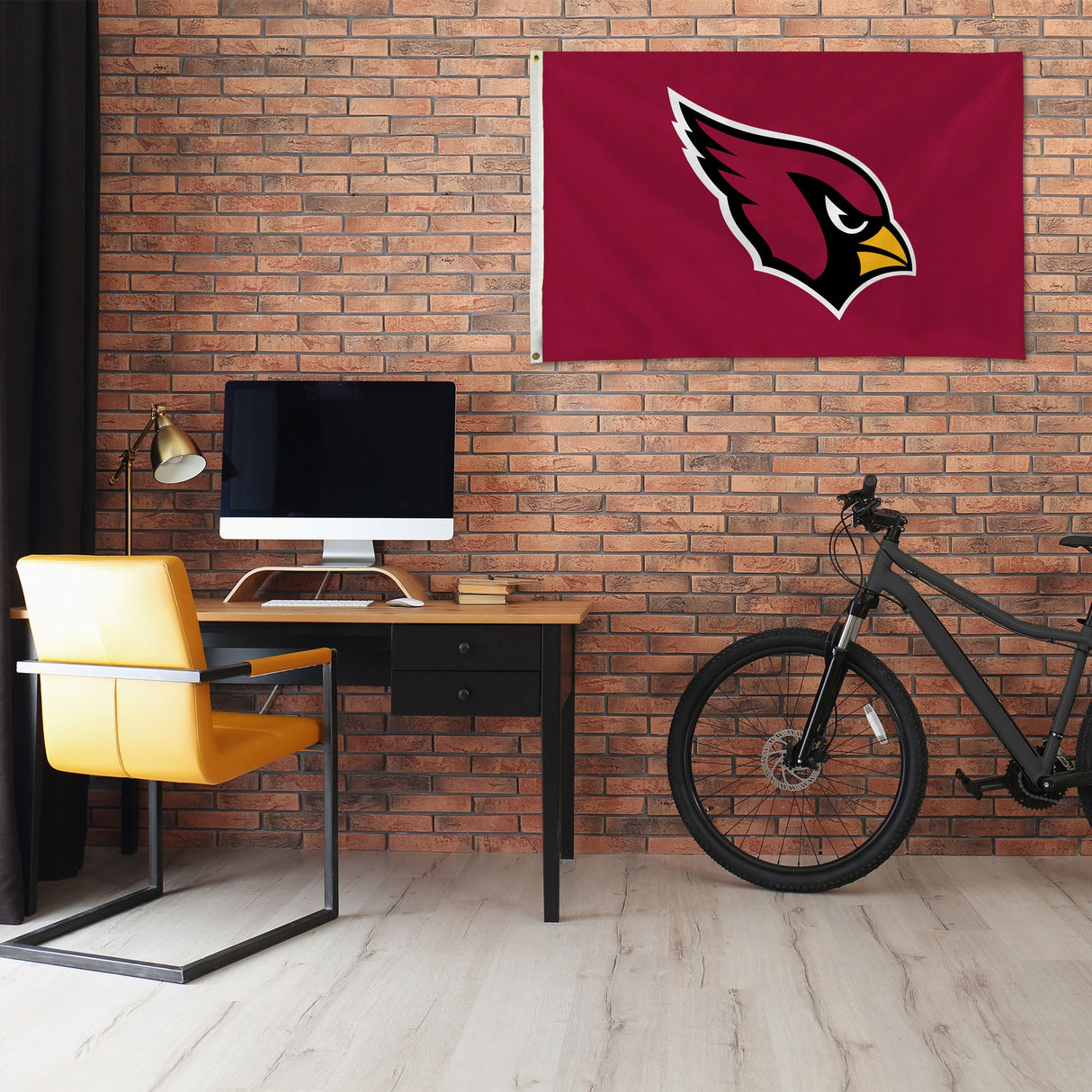 Rico Industries NFL  Arizona Cardinals Standard 3' x 5' Banner Flag-1