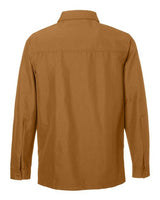 Harriton Men's Flex Twill Overshirt Jacket-2
