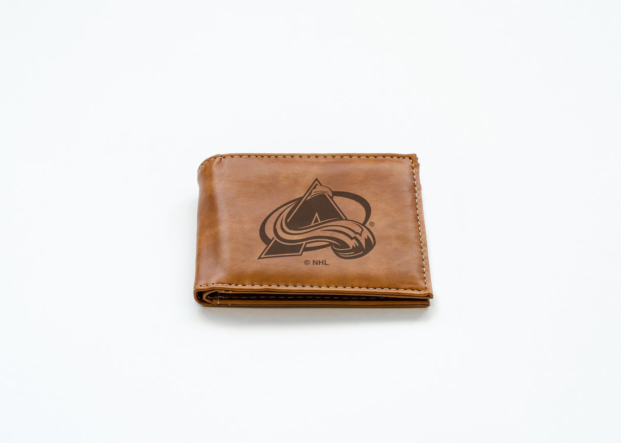 Rico Industries NHL  Colorado Avalanche  Laser Engraved Billfold Wallet-2