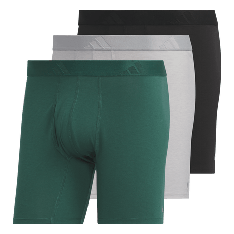 adidas Men's Luxe Comfort 3-Pack Boxer Brief Mens Apparel Underwear