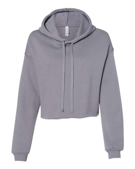 Bella + Canvas Women's Crop Fleece Hoodie Sweatshirt Womens Apparel Sweatshirts & Fleece