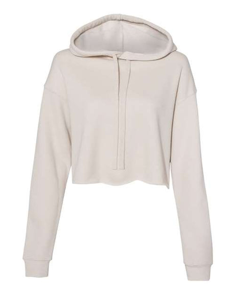 Bella + Canvas Women's Crop Fleece Hoodie Sweatshirt Womens Apparel Sweatshirts & Fleece
