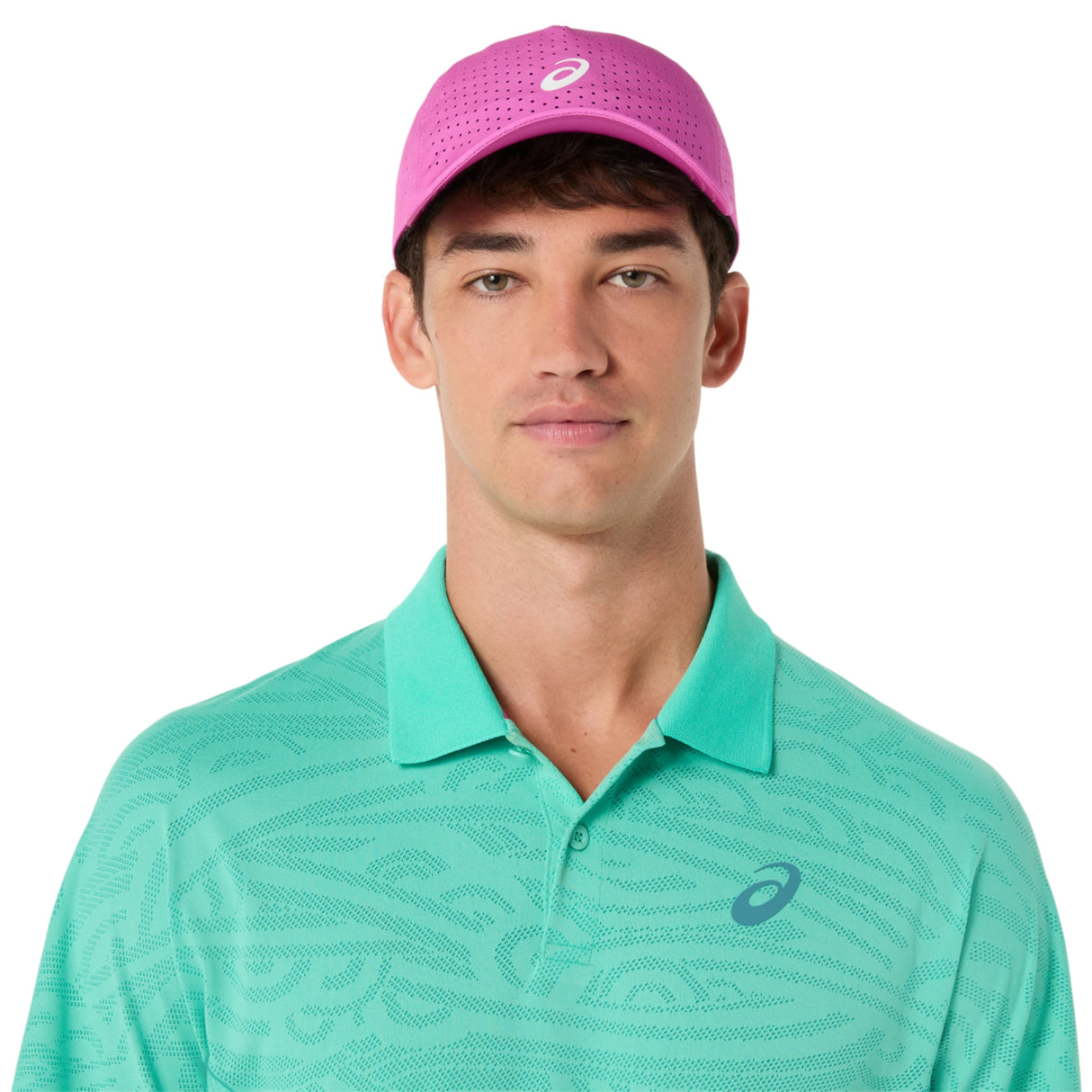 Asics Men's Match Jacquard Polo Short Sleeve Top-4