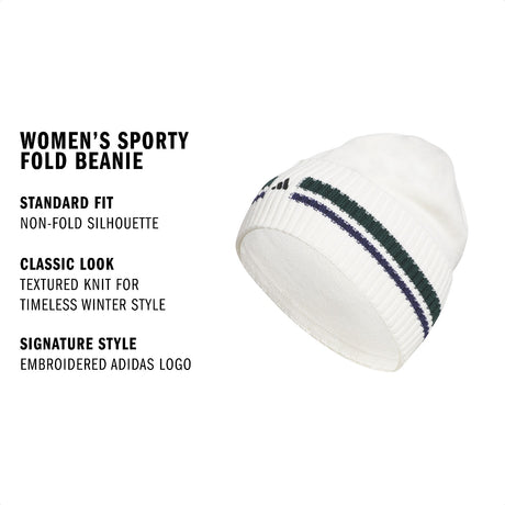 adidas Women's Sporty Fold Beanie-2